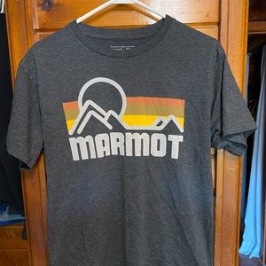 Mens Short Sleeve Gray T-shirt